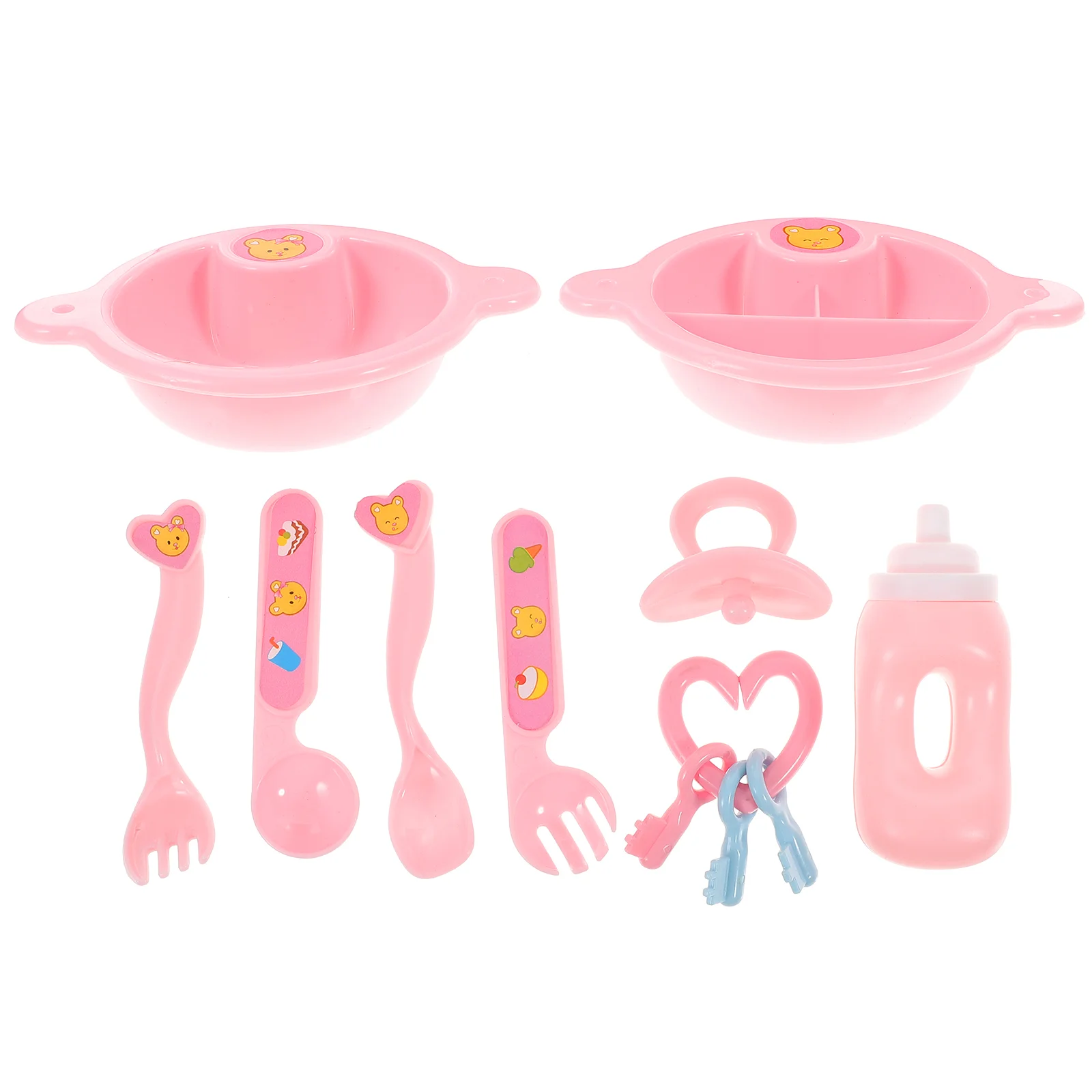 

11 X85cm Simulation Feeding Tableware Reborn Baby Children’s Toys Childrens Pretend