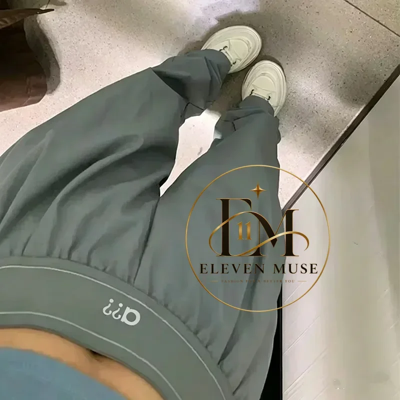 High Waist Wide Leg Pants Women Quick Dry Loose Comfortable Casual Sports Summer Streetwear