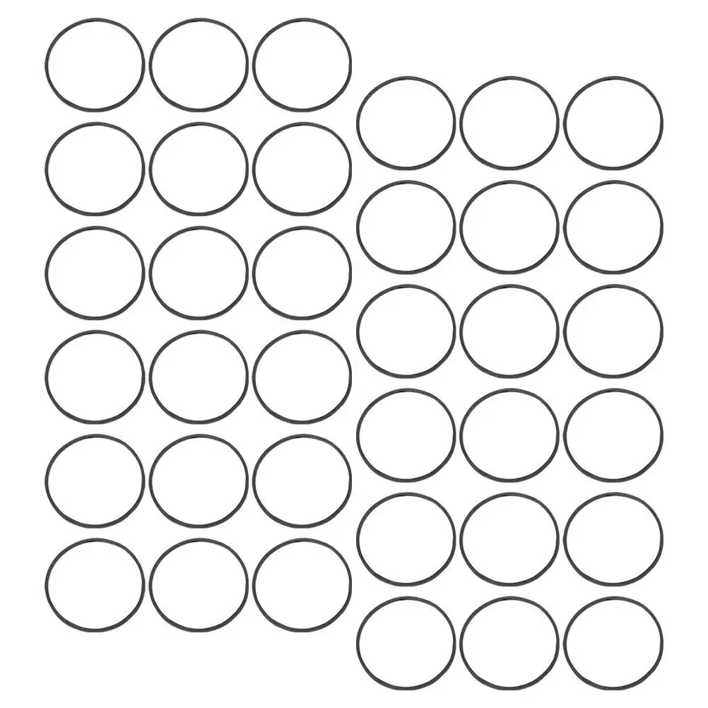 

200Pcs Black Rubber Tattoo Machine Elastic Rings Highly Elastic Tension Bands for Professional Tattooing Stable Precision