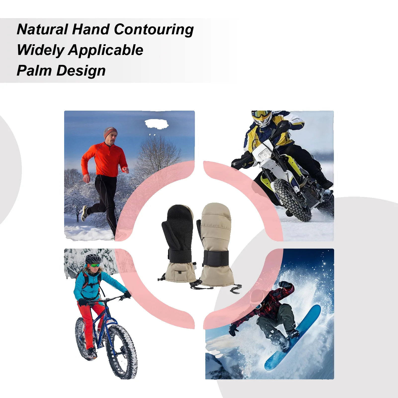 

Зимние перчатки мужские варежки с сенсорным экраном и защитой запястья велосипедные перчатки на флисовой подкладке для мужчин зимние мотоциклетные лыжные перчатки для холодной погоды