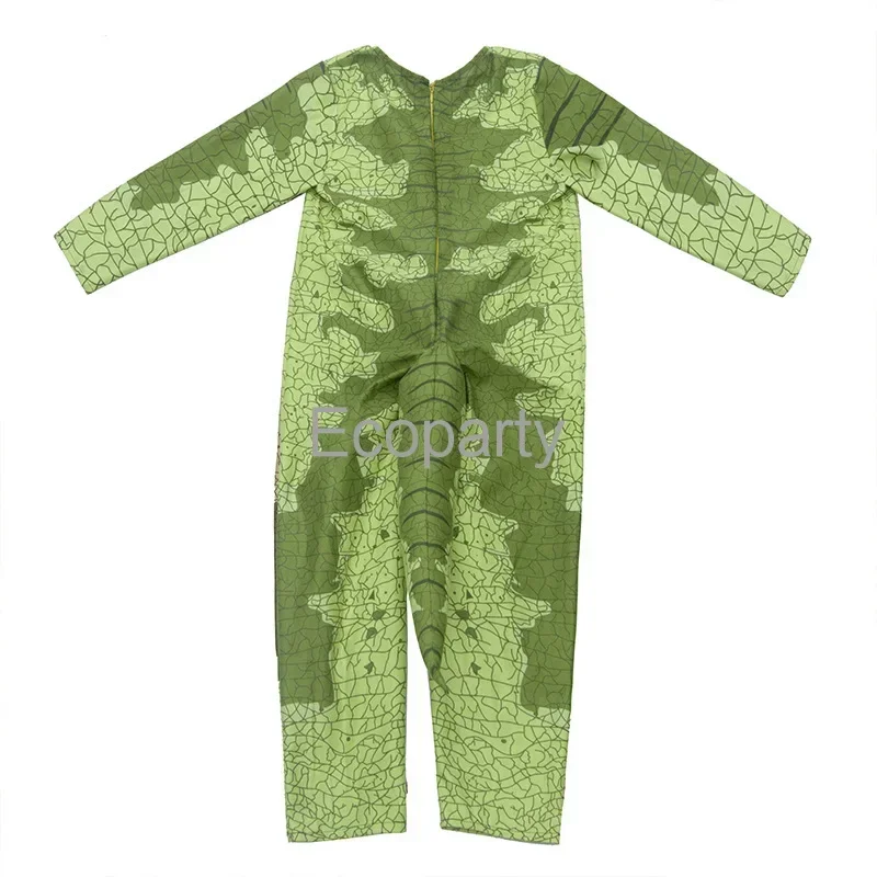 Costumes d'halloween pour garçons et filles, ensemble de Cosplay Triceratops, combinaison pour enfants, accessoires de carnaval d'halloween, fête de dinosaure pour enfants de 50