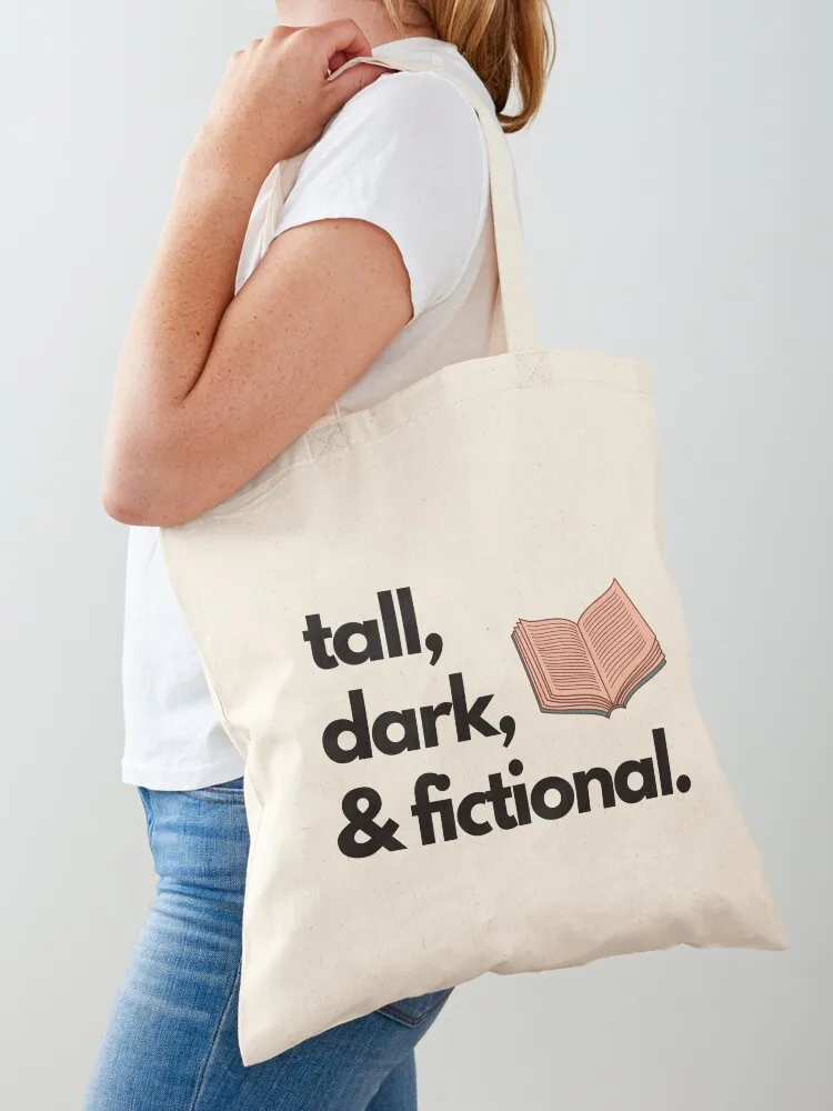 Tall Dark and Fictional Tote Bag Women's shopper Custom bag Gift bag