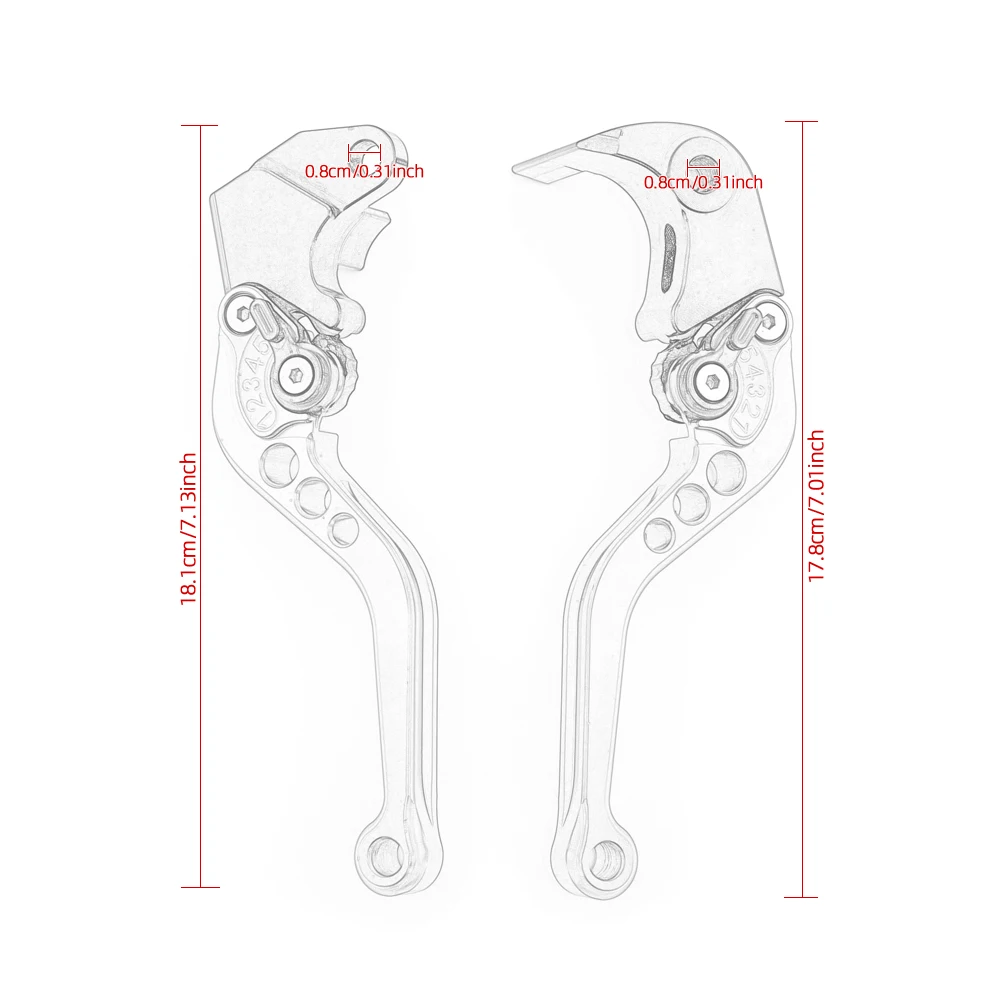 For SUZUKI GSXR600 GSX-R 600 GSXR750 2004-2005 Motorcycle CNC Adjustable Handles Lever Brake Clutch Levers