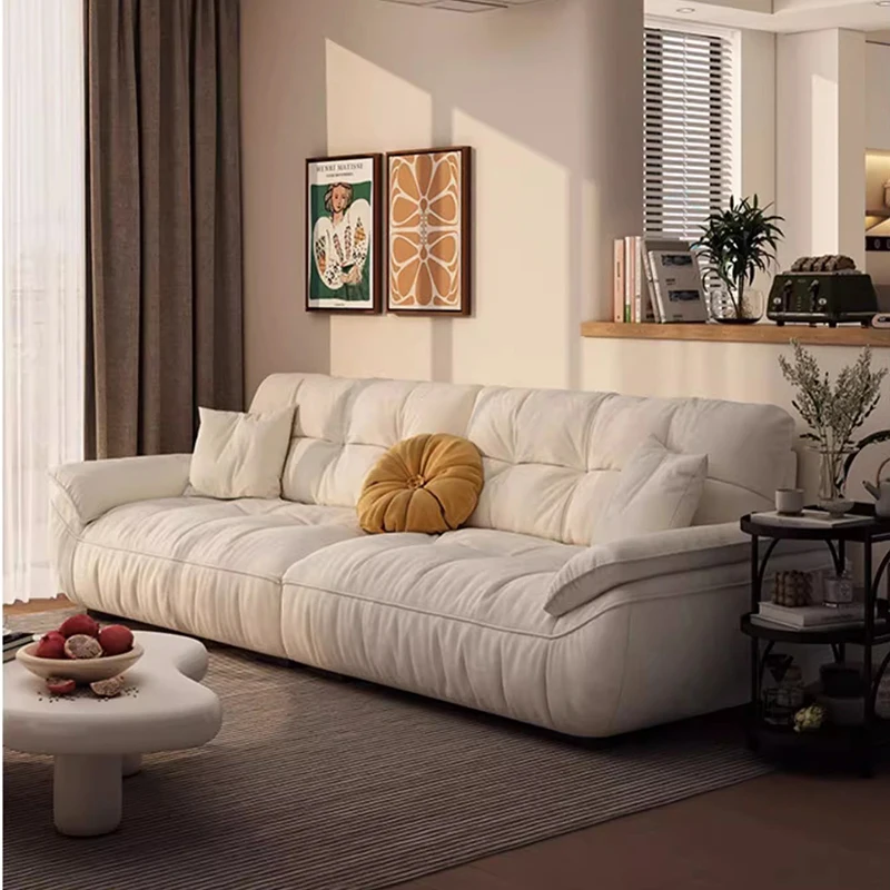 Home Lazy Living Room Sofas Puffs European Couch Modern Nordic Living Room Sofas Economic Puffs Sofa Con Relleno Furniture