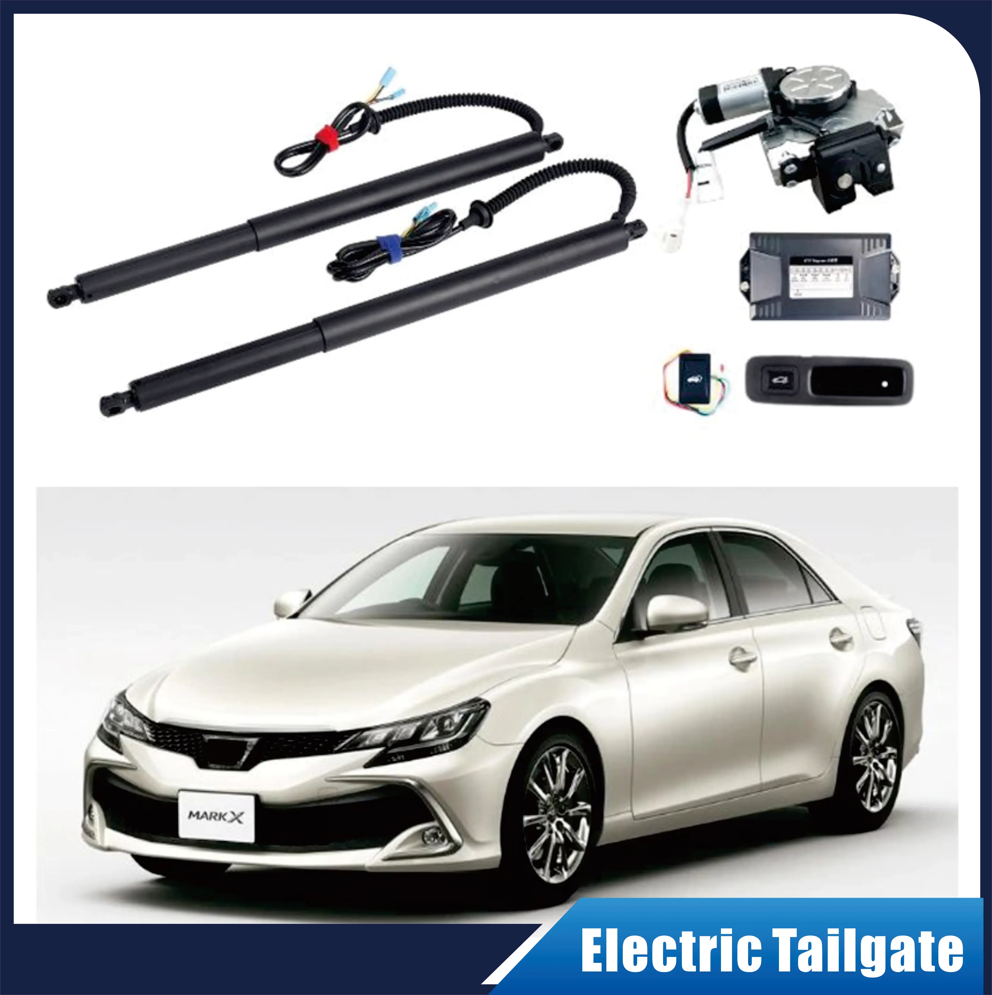 

For Toyota Reiz Mark control of the trunk electric tailgate car lift auto automatic trunk opening drift drive kit foot sensor