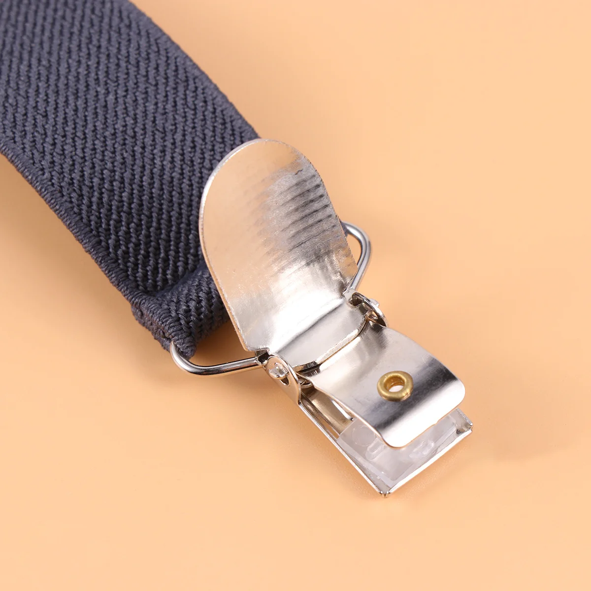 

6Pairs Anti-Slip Fixed Buckles Elastic Cloth Grippers for Upholstery Bed Skirts Furniture Cushion Non-Slip Clips Light Grey