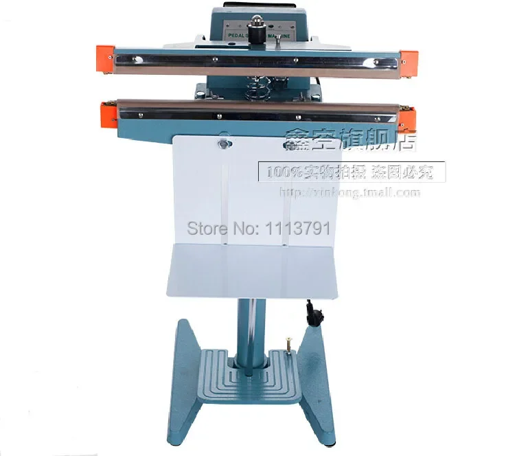 

Foot Pedal Impulse Sealer ,heat sealing machine,Plastic Bag sealer, double-sided heat sealing machine ,Sealing Length 450mm
