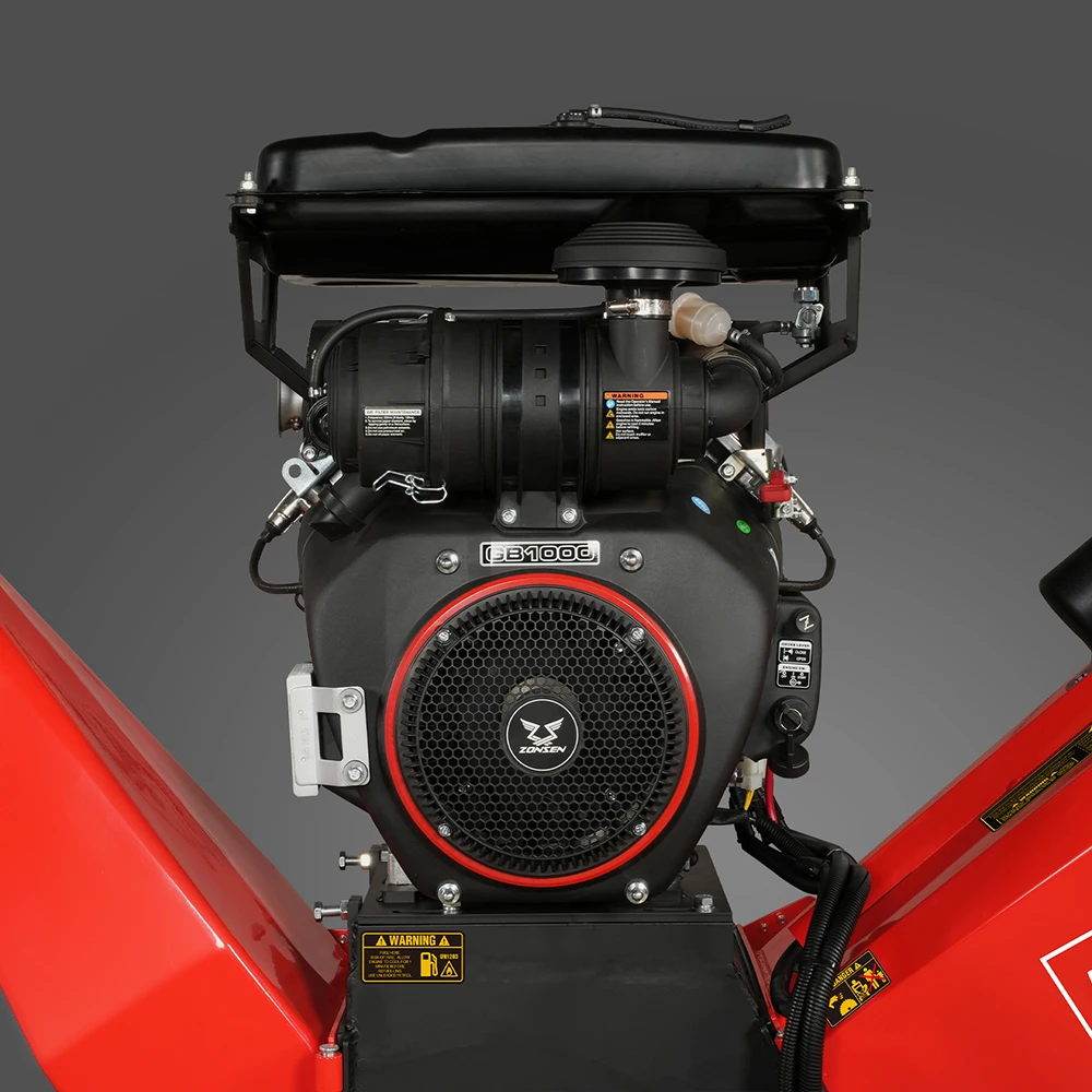 1000cc 35hp E-start Tail Light And Plug Wood Chipper Shredder
