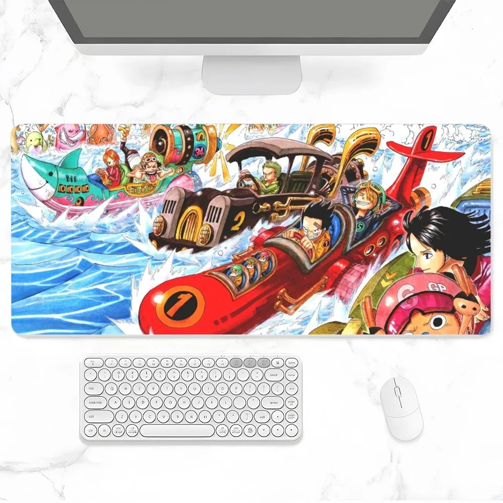 Anime O-One Pieces Mouse Pad Gamer Pc Gaming Accessories Rubber Mat XXL Deskmat Mats Keyboard Cabinet Mause Laptops