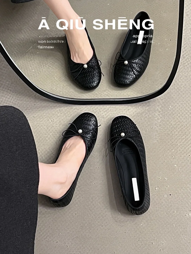 nouvelles-ballerines-mary-jane-en-cuir-pour-femme-2026-style-coreen-polyvalent-a-bout-rond-avec-nœud-perle