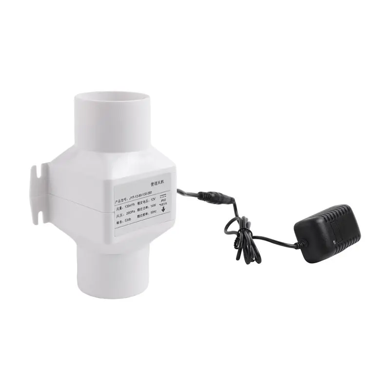 Extractor de Aire N96R de 60 mm, Ventilador Silencioso para Hidroponía, Control de Velocidad, Ventilador de Extracción para Baño