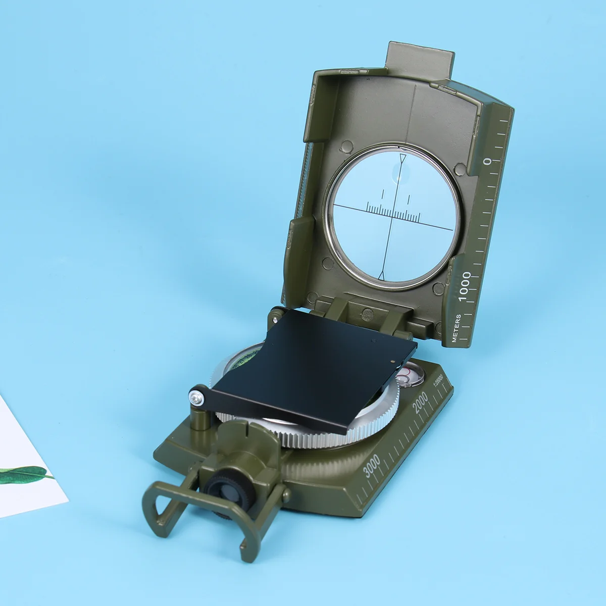 

Military Green Zinc Alloy Vintage Compass Durable Design Outdoor Hiking Camping Navigation Compass for Travel
