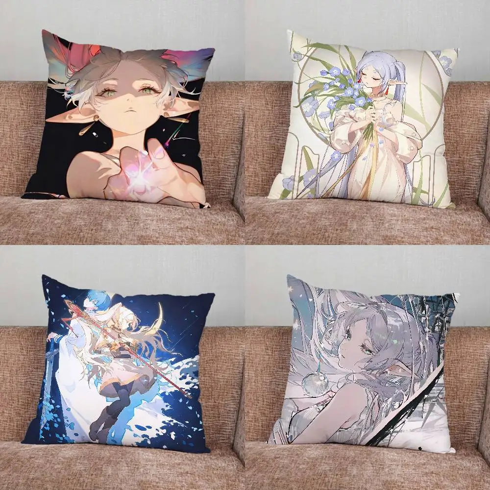 

Sousou No F-Frieren Pillow Case Pillowcase Home Sofa Cushions Car Cushions Pillowcover Office Pillowshell Pillow