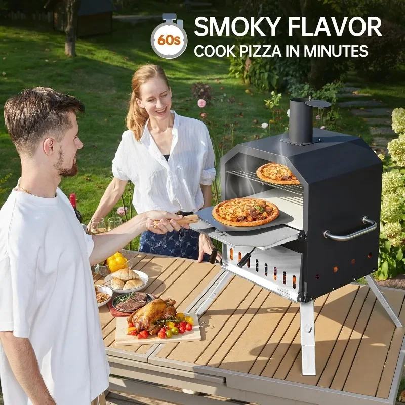 Pizza oven 16 inch PIZZA oven outdoor folding firewood pizza grill