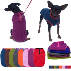 Abrigo de lana suave para cachorros y gatos, chaleco cálido para perros pequeños y medianos, ropa para Chihuahua, disfraz de Bulldog Francés, chaleco para mascotas, Otoño e Invierno