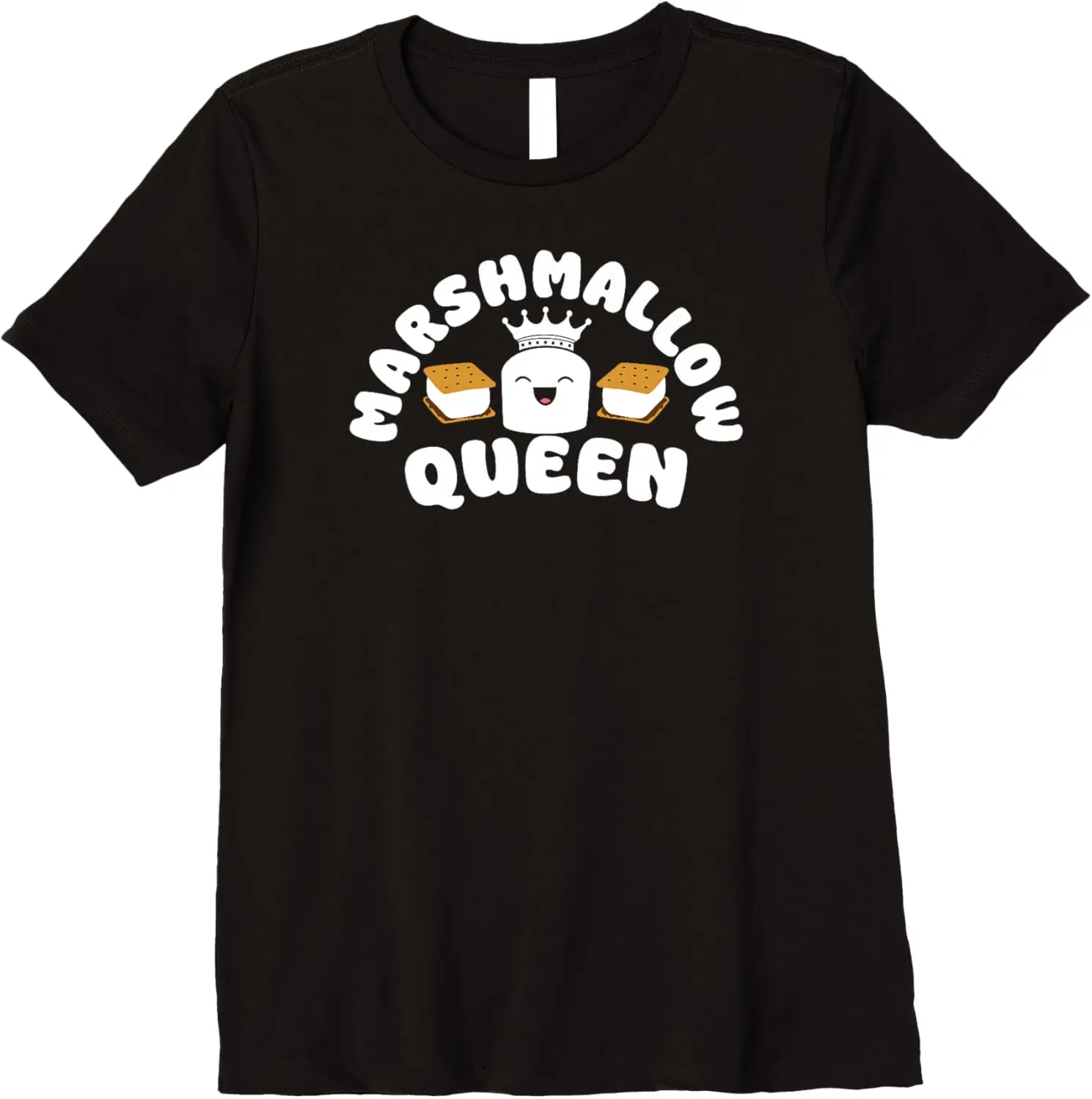 Marshmallow Queen Smore Marshmallow Camping Premium T-Shirt