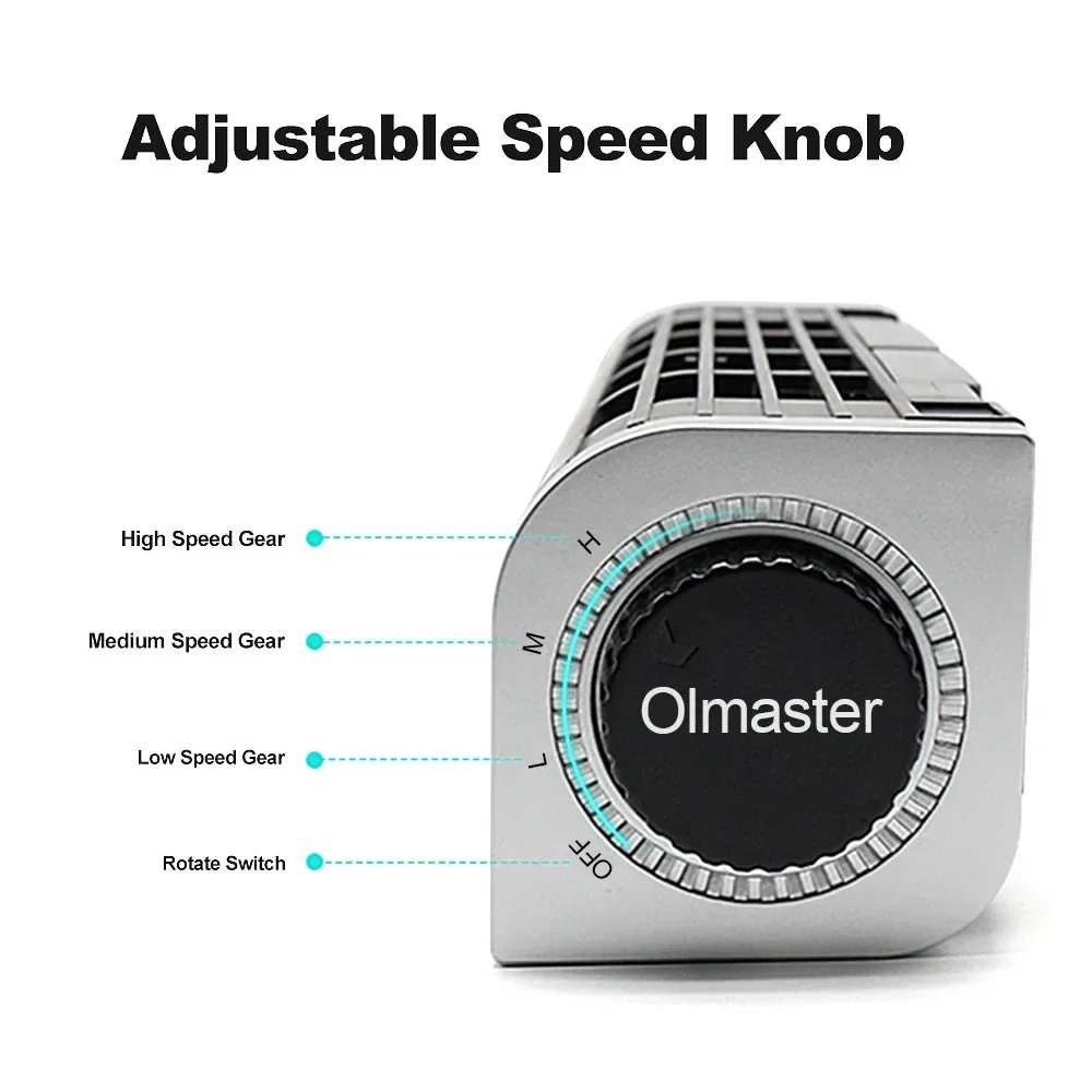 Olmaster Вентилятор-кулер CF1691 USB Охлаждающий вентилятор Подставка для ноутбука Подставка Вентилятор Ноутбук Компьютер Телефон Горизонтальная ось Кронштейн Кулер
