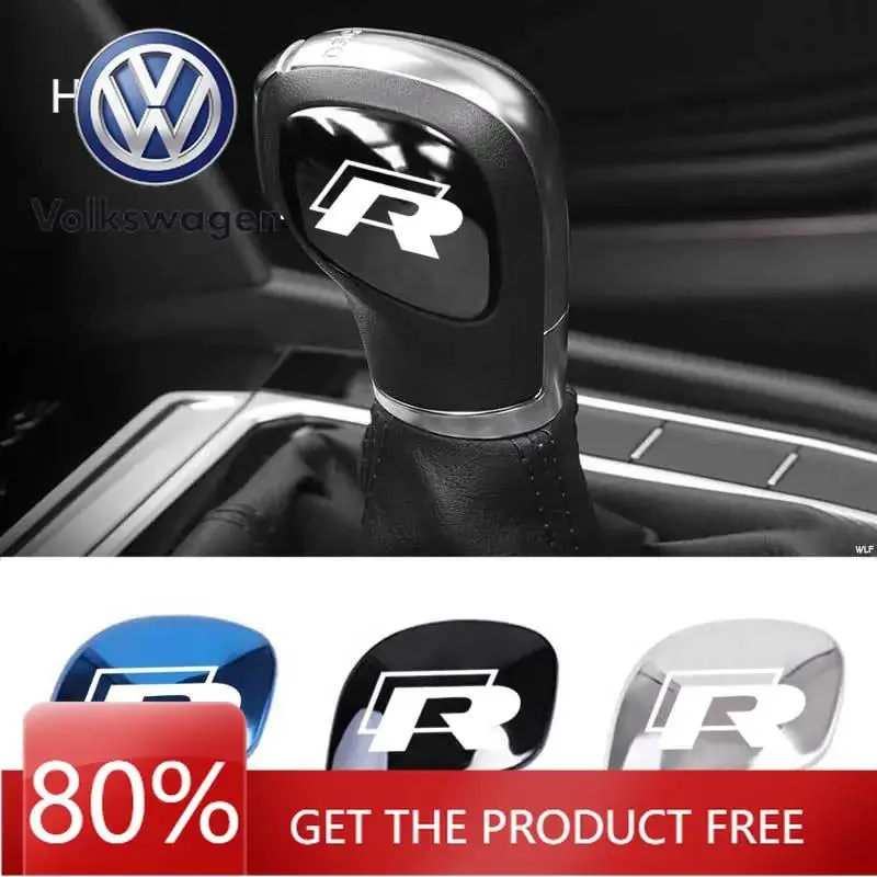 

For VW Volkswagen Jetta MK5 Golf 1 Pair Car Gearbox Control Gear Lever Stickers Shift Stick Handle Accessories for VW Rline GTI