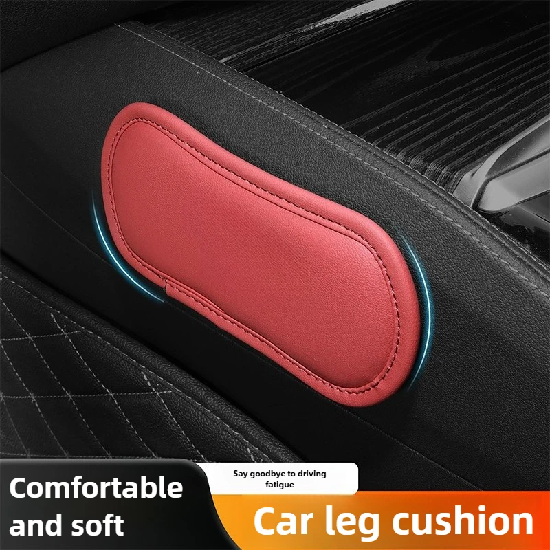 Car Elbow Rest Pad Protective Multifunctional PU Leather Car Knee Cushion Auto Center Console Leg Pads Auto Interior Accessories