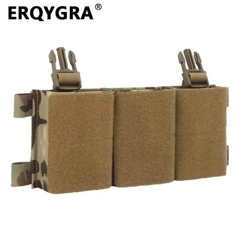 ERQYGRA Tactical 7.62 Dual Purpose Magazine Pouch CS Wargame Molle System Accessories Waist Bag Hunting Outdoor Sports Equipment