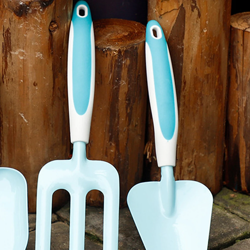 

1 set Planting Set Transplanting Trowel Durable Metal Shovel Trowel Rake Gloves Kids Hand Spade Soil Loosening Work Gardening