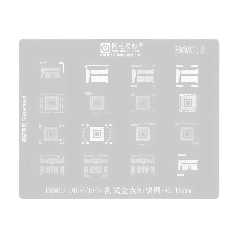 96BA Metall-Reballing-Platte für Chip-Löt- und Reparaturtischarbeiten Alltag – Detail 5