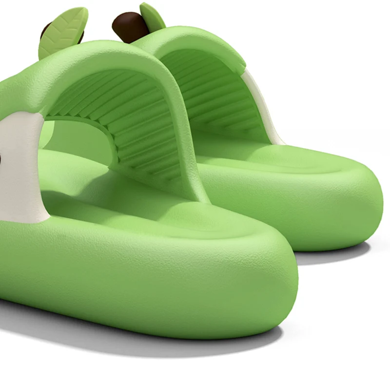 Niedliche dicke Plateau-Cloud-Slides für Damen – Neu für den Sommer 2026 – Bequeme Anti-Rutsch-Strandsandalen mit weicher Sohle – Detail 5