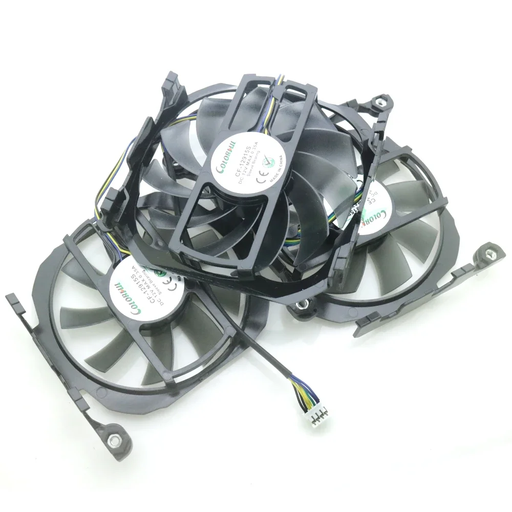 CF-12915S DC12V 0.35A 85mm 75mm 4Pin 4Wire VGA Fan For INNO3D GTX760 GTX670 GTX680 GTX660ti Graphics Card Cooling Fan