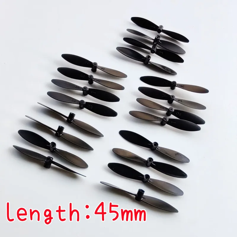 20PCS SG800 D2 M11 LF606 JD-16 8810 Mini Toy RC Drone Quadcopter 45mm A B Propeller Parts Kit