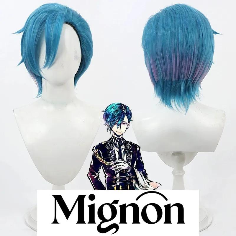 

The Demon Prince of the Cat Devil Flauros cosplay wig multi-color Halloween gift