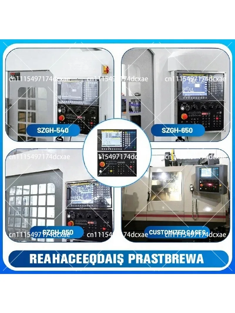 CNC 3 Axis Milling Controller High Precision Industrial Automation Control System with ATC Support