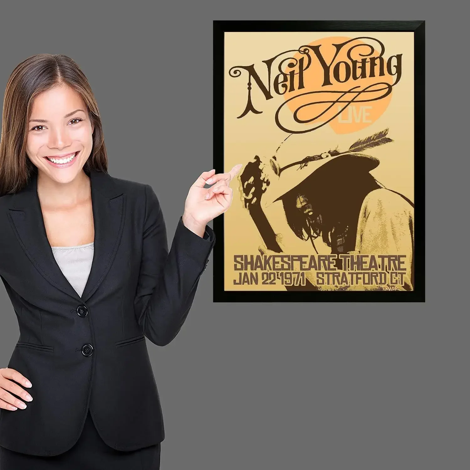 ملصق فني من القماش Neil Young، لوحة فنية جدارية، طباعة صور، عائلة حديثة، ديكور غرفة النوم، ملصقات، لوحة زخرفية