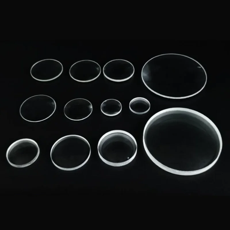 30-50mm Biconvex Biconcave Optical Glass Lens Positive Negative Spherical Lens Slice for  High Power LED Optical Fitting Parts