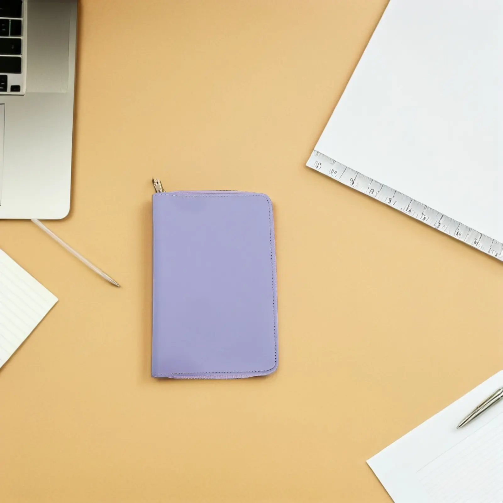 

Органайзер-кошелек A6 на молнии из ПУ с отсеками для карт и конвертами для денег, многоразовый, для планирования бюджета и экономии