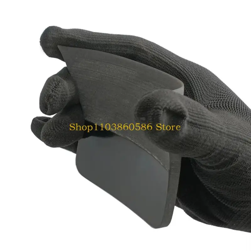 242A 4 Inch Flexible TPU Scraper for Film Installation Angled Edge Squeegee for Paint Protection Film Wrap Film Bubble Control