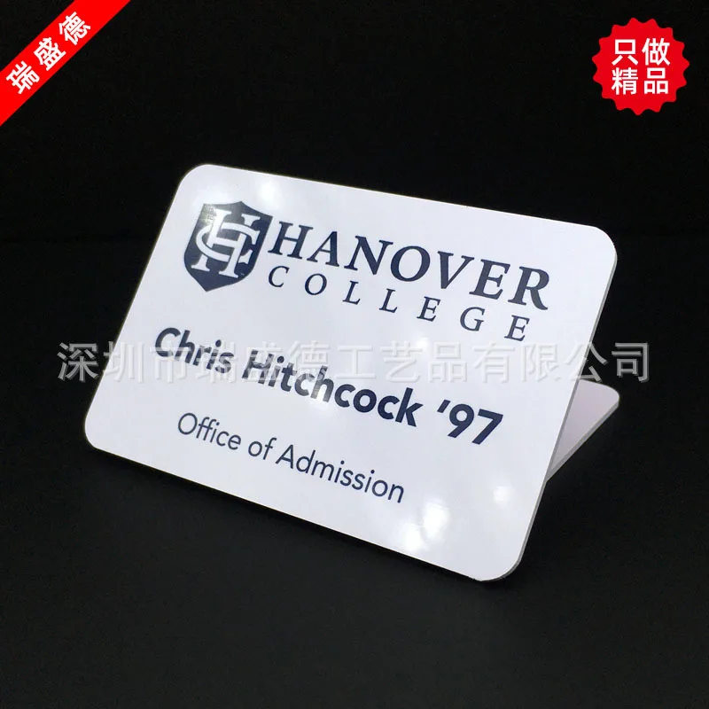 customized.pvcMagnetic Badge Custom Plastic Strong Magnetic Employee Number Badge Custom Employee Identification Badge