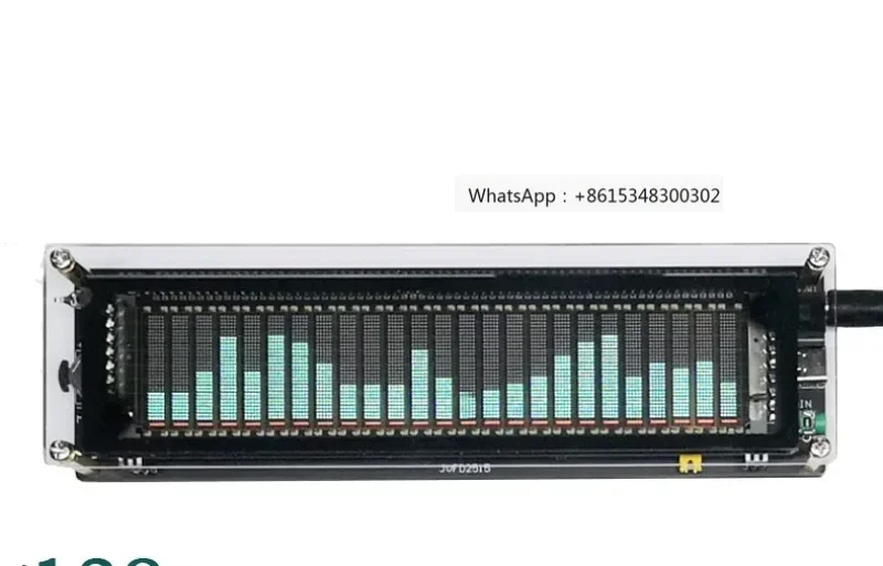 VFD2515 music spectrum display screen 5-12v input with voice control pickup beloved car e-family original English menu