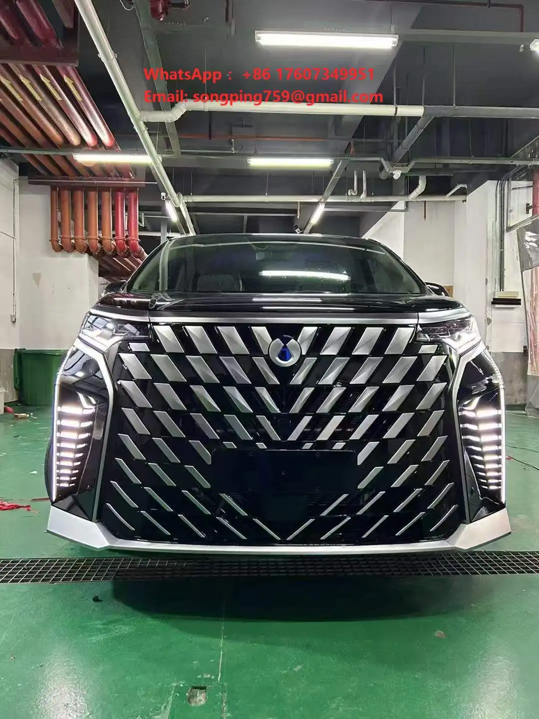 For BYD DENZA D9 MPV Full Body Kit Includes Front Bumper Rear Bumper and Grille Car Conversion Parts
