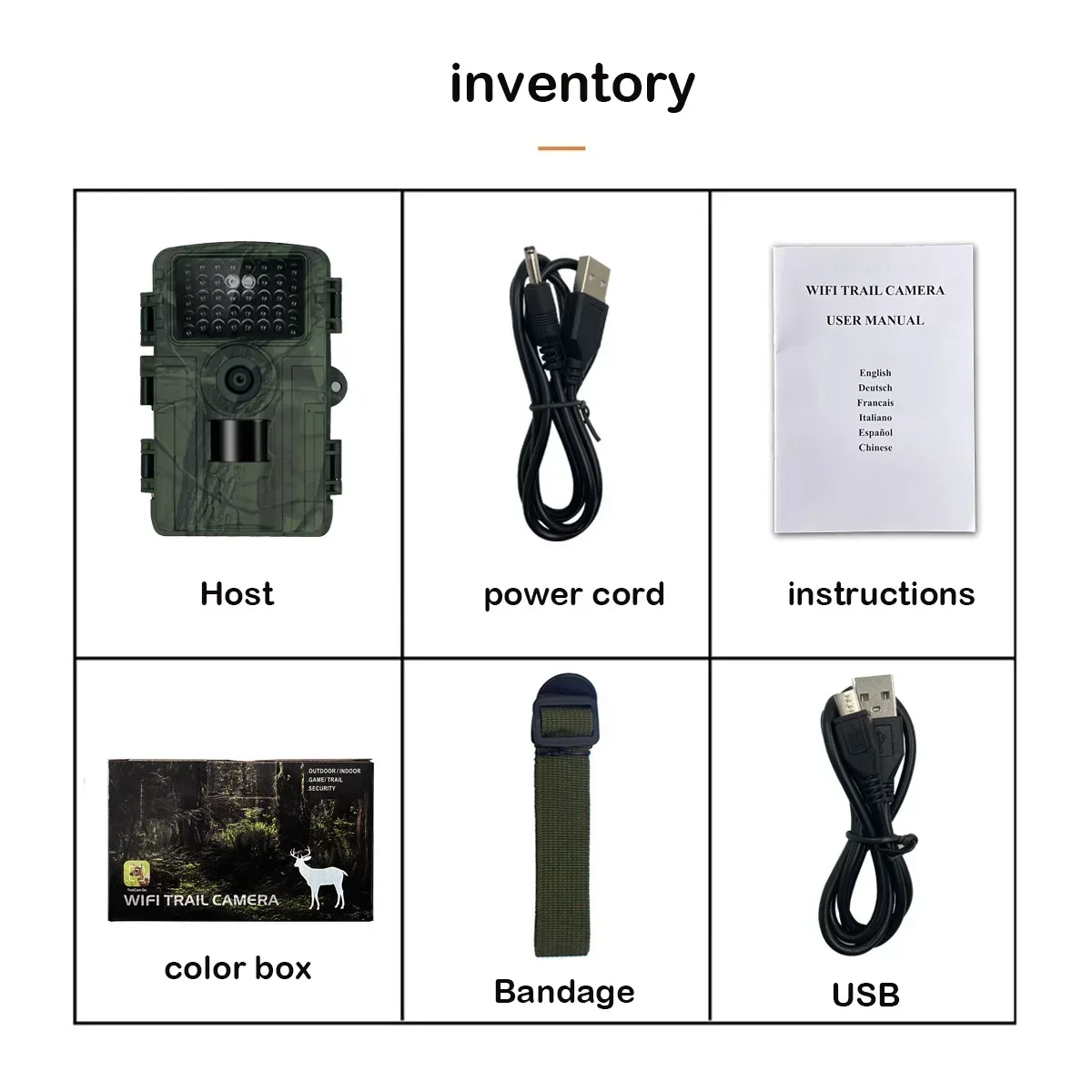 Dispositivo di visione notturna per telecamera da caccia portatile Telecamera anti-chassione a infrarossi da 32 M per telecamera di localizzazione da caccia selvaggia