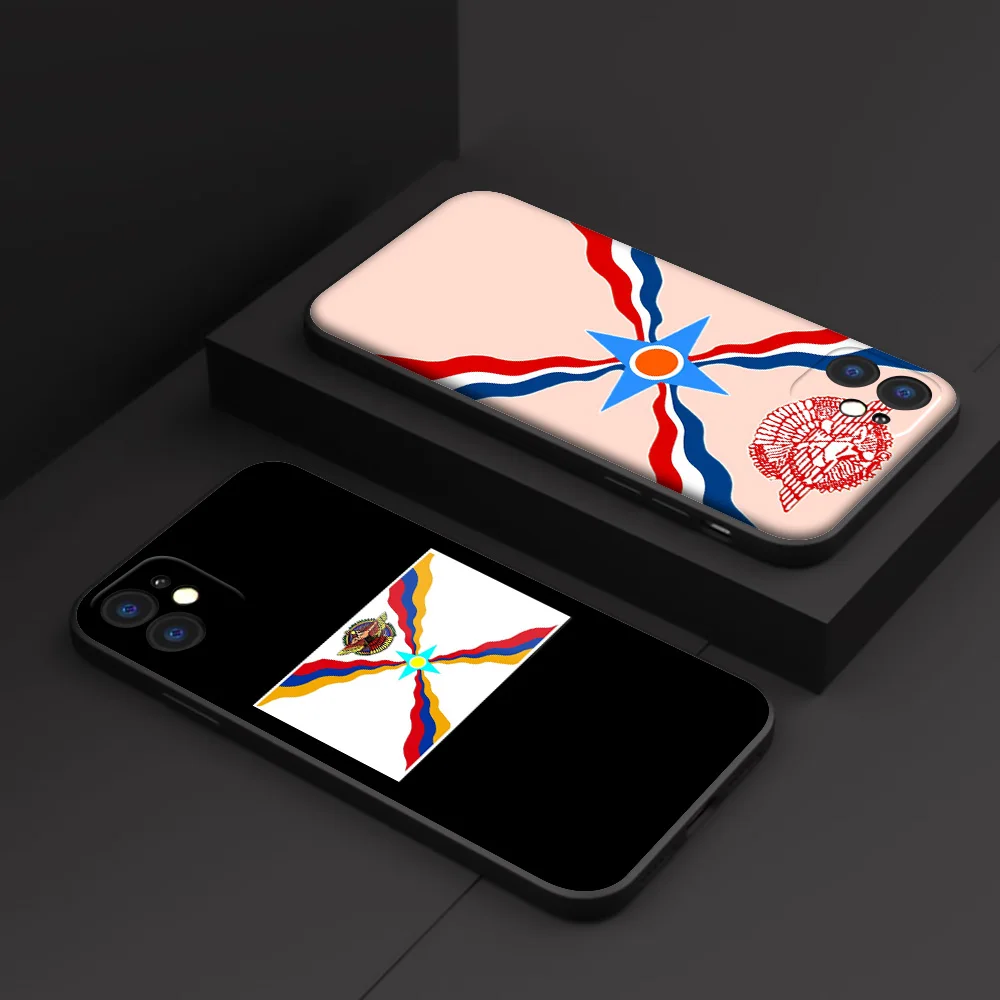 SK19 Assyria Flag Assyrian Phone Soft Case for Xiaomi Redmi 13 12C 12 10C 10 9C S2 10 9T 10A 9C 9A 9 8A 8 7A 7 6A 6 Pro NFC