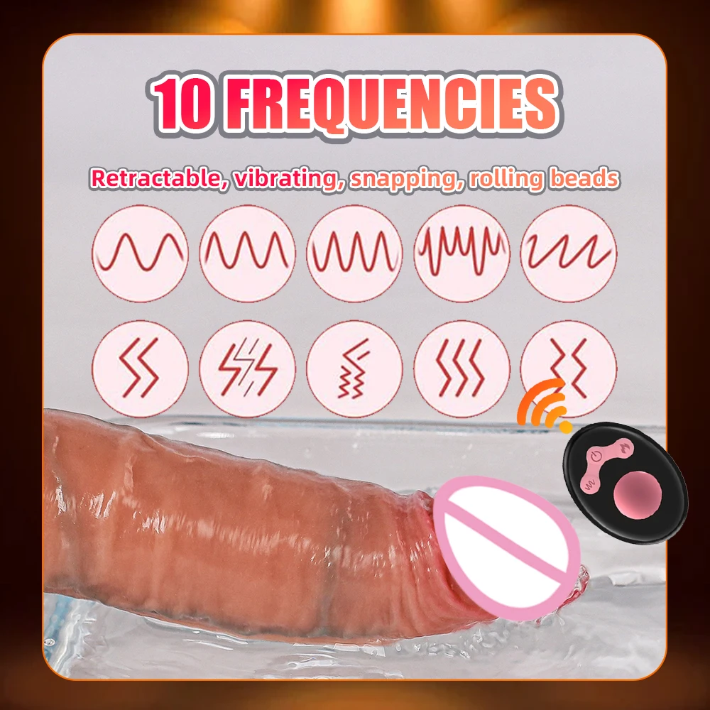 واقعية دسار هزاز القضيب تلسكوبي جهاز تدليك للمهبل تهتز الإناث عن بعد الاستمناء كبير ديك الشرج الجنس لعب الكبار متجر