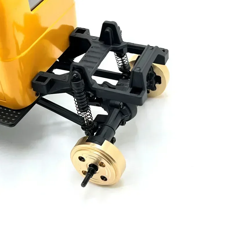 Metal Upgrade Brass Front and Rear Axle Counterweights for FMS 1/24 Xiaoqi FCX24 RC Car Parts