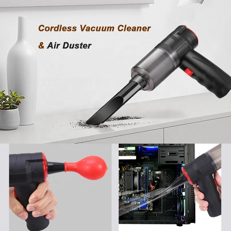 Portable Car Vacuum Cleaner Wireless Handheld Vacuum Cleaner 16000Pa For Car Strong Suction Vacuum Cleaner and Air Blower 2in1