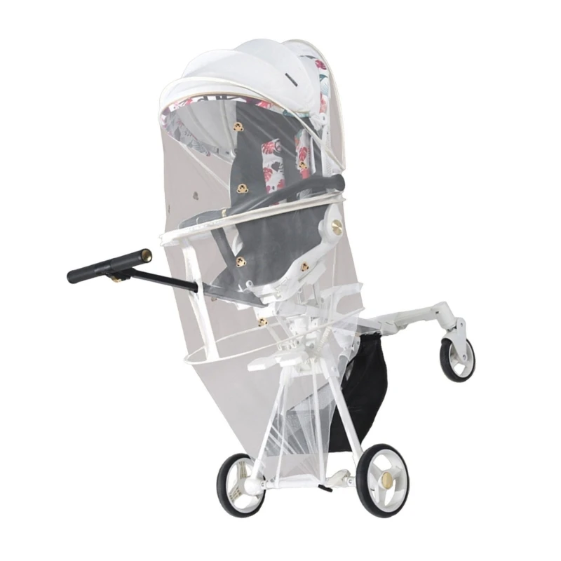 Baby Covering Net Zippers Type Fly Insect Protections Sleeve Toddlers Cart Pushchair Summer Mesh Carriages Full Cover