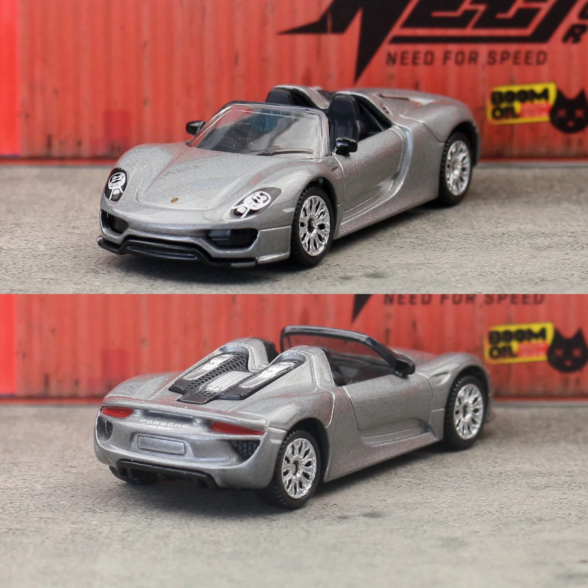 1/61 Porsche 918 Spyder Toy Car Model CCA MSZ 1:64 Diecast