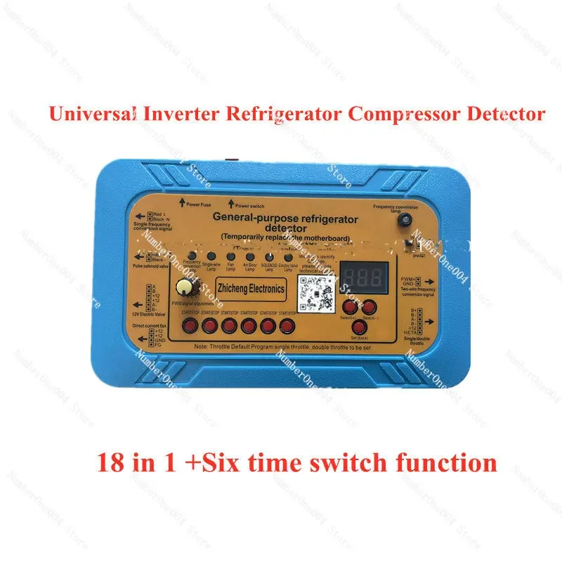 18in1 110V 220V Universal Inverter Refrigerator Compressor Detector Fan Damper Inverter Board Solenoid Valve Fault Repair Tester