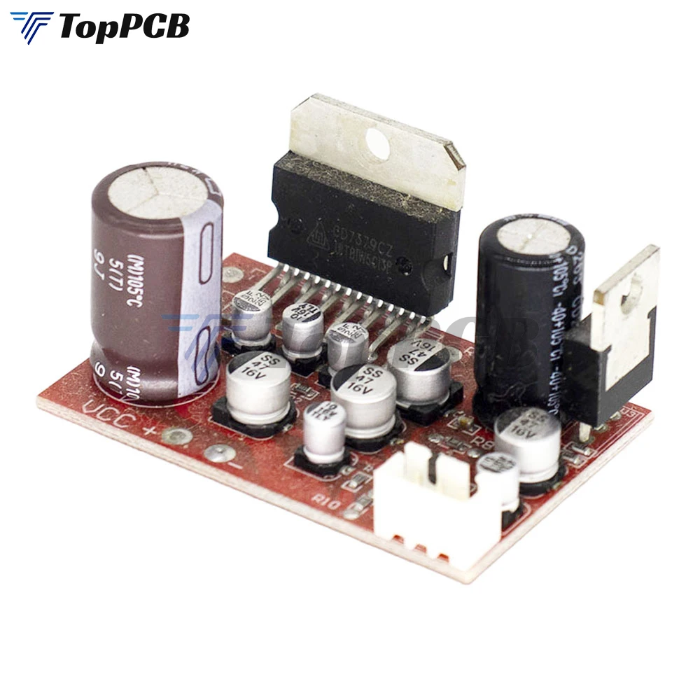 38W+38W TDA7379 Sound Power Amplifier Board with NE5532 Preamplifier DC 9-17.5V Audio Amp for Car Karaoke Home Theater Subwoofer