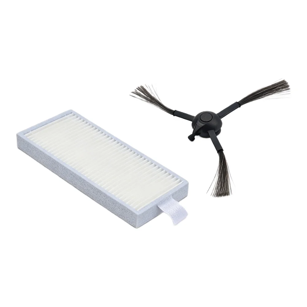 For Tapo RV30 Plus RV30 RV10 Plus RV10 Vacuum Cleaner Maintenance Parts 2 Side Brushes 1 Roll Brush and High Efficiency Filter