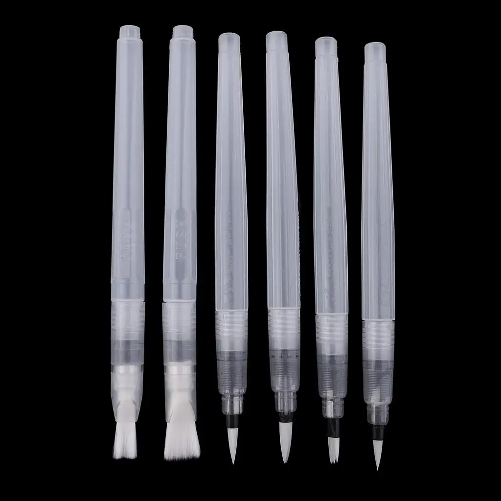 Water | Assorted Brush Tips Set for Watercolouring Oil Acrylic