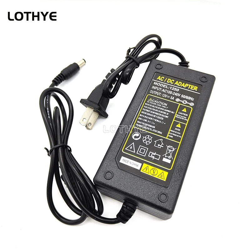 Adapter Switching Power Supply EU / US 24V 12V 5A / 4A Power Adapter For Audio Amplifier Display Printer Motor Water Purifier